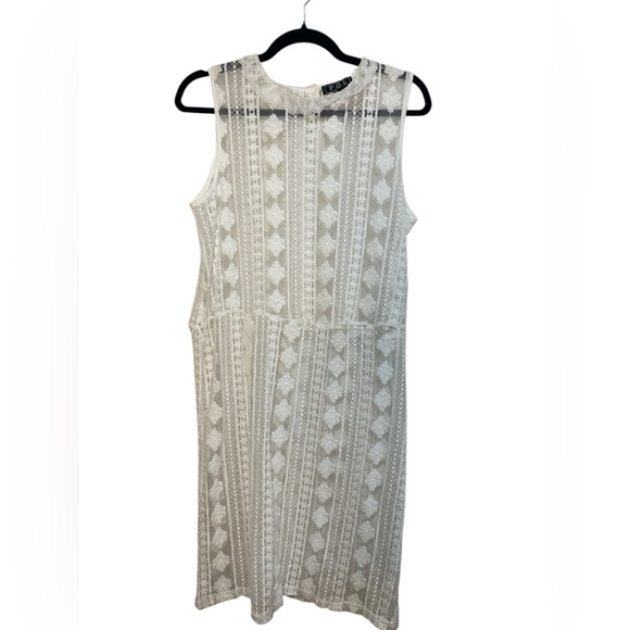 POL Cream Sheath Midi Dress | Sleeveless NWOT| Size S - Picture 6 of 7